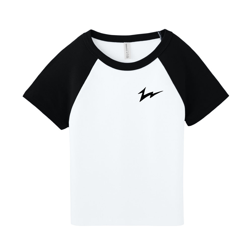 SOZ Bolt Women’s Micro Rib Raglan Baby Tee