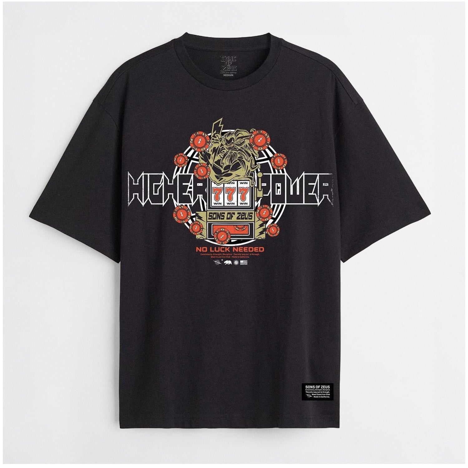 SOZ Higher Power Black Tee