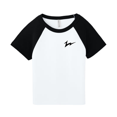 SOZ Bolt Women’s Micro Rib Raglan Baby Tee