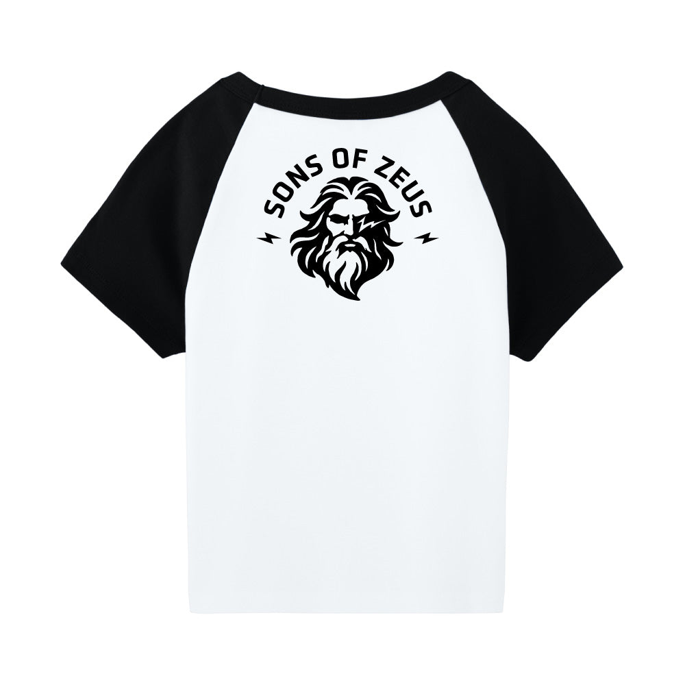 SOZ Bolt Women’s Micro Rib Raglan Baby Tee
