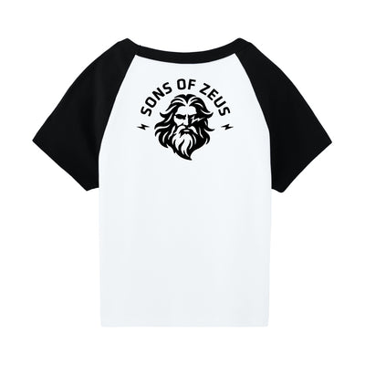 SOZ Bolt Women’s Micro Rib Raglan Baby Tee